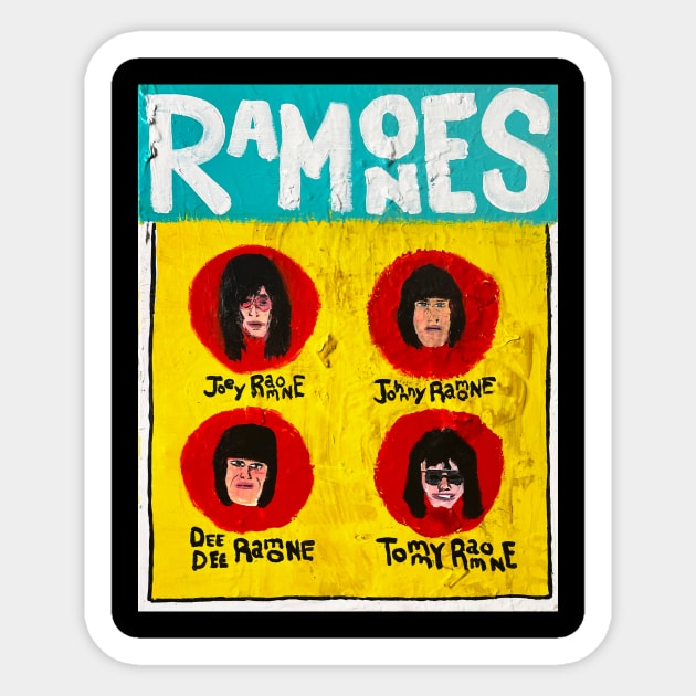 Ramones Sticker by ElSantosWorld